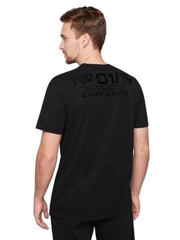 T-Shirt 'Challenge' CAMP DAVID en noir