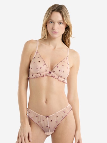 Triangolo Reggiseno 'Cocktail' di ETAM in rosa: frontale