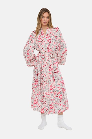 lily and lionel Bademantel 'Corina' in Beige: Vorderseite