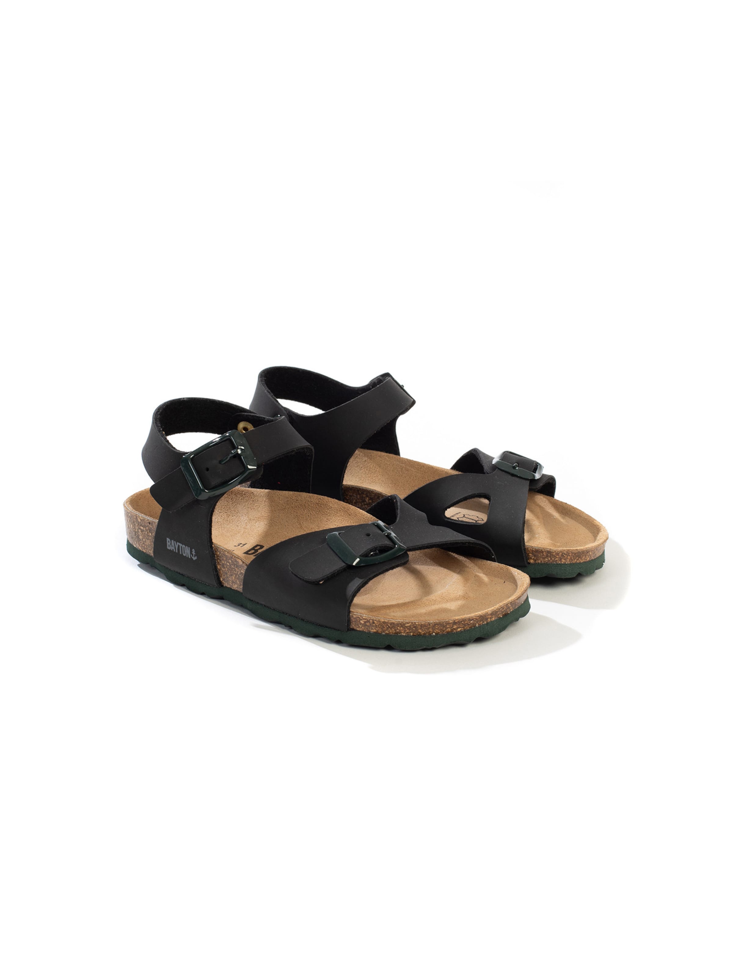 Bayton Sandal 'Pegase' in Black