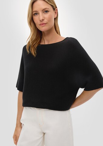 s.Oliver Sweater in Black: front