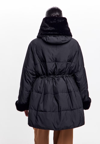 CESARE GASPARI Winter coat in Black