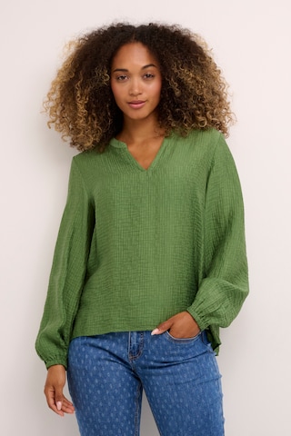 Cream - Blusa 'Wilma' em verde: frente