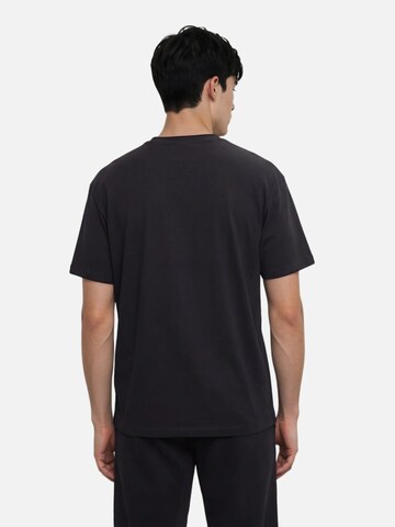 HEFTYKA Shirt 'COTTON RELAXED FIT TEE' in Black