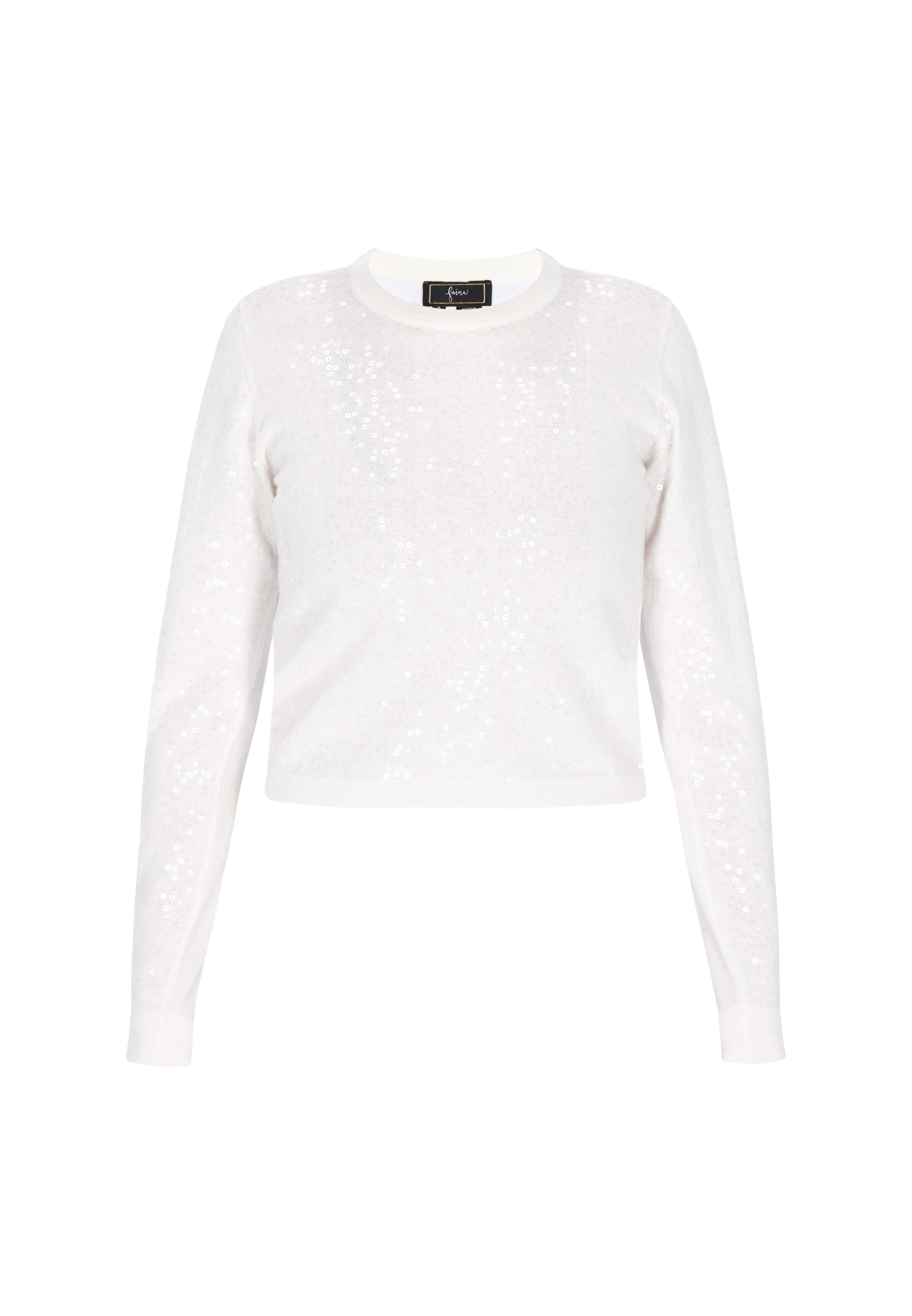 faina - Jersey en beige: frente