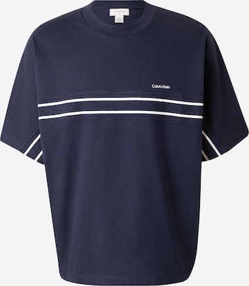 mėlyna Calvin Klein Marškinėliai: priekis