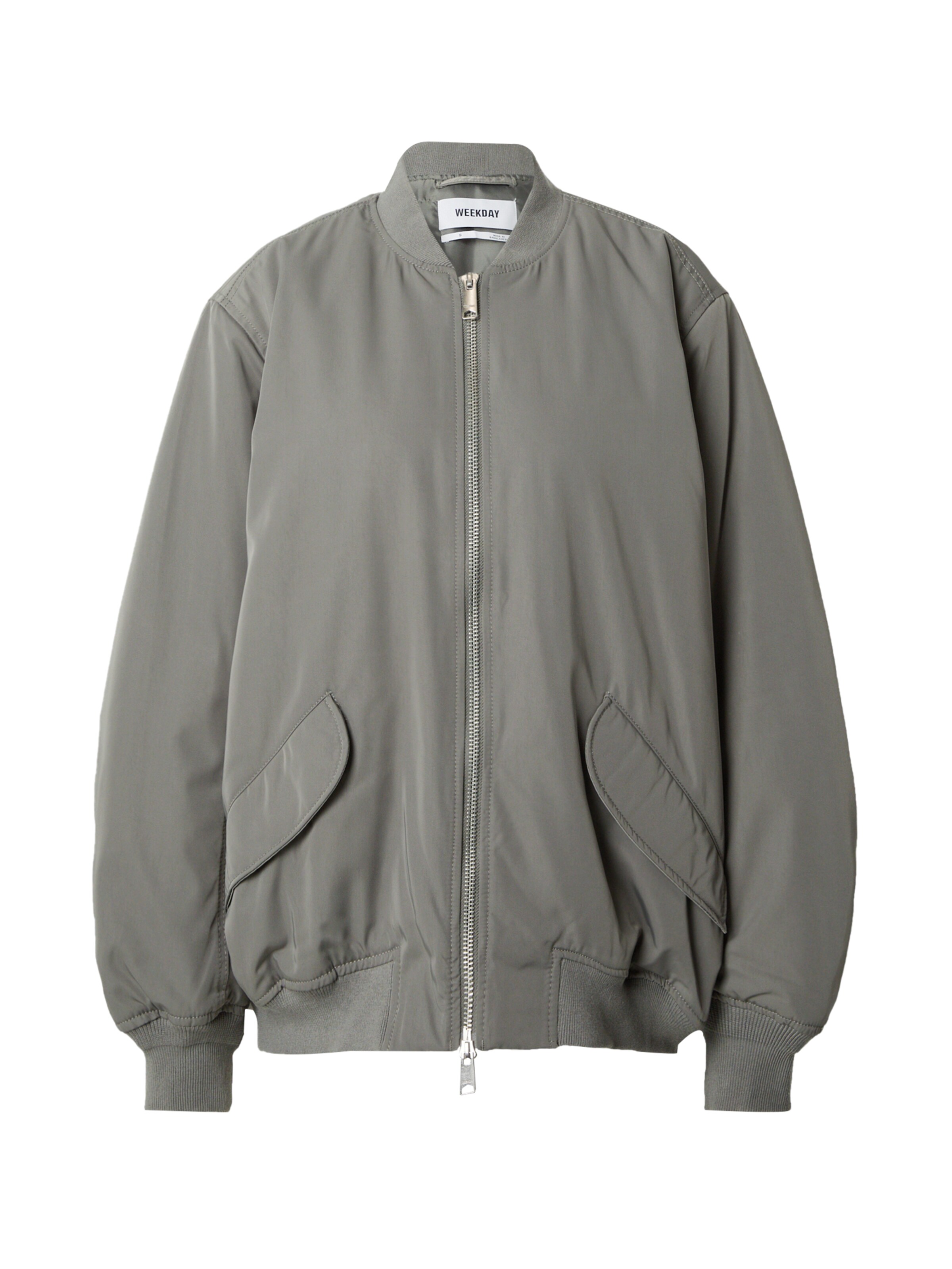 WEEKDAY Between-season jacket 'Lui' in Green: front