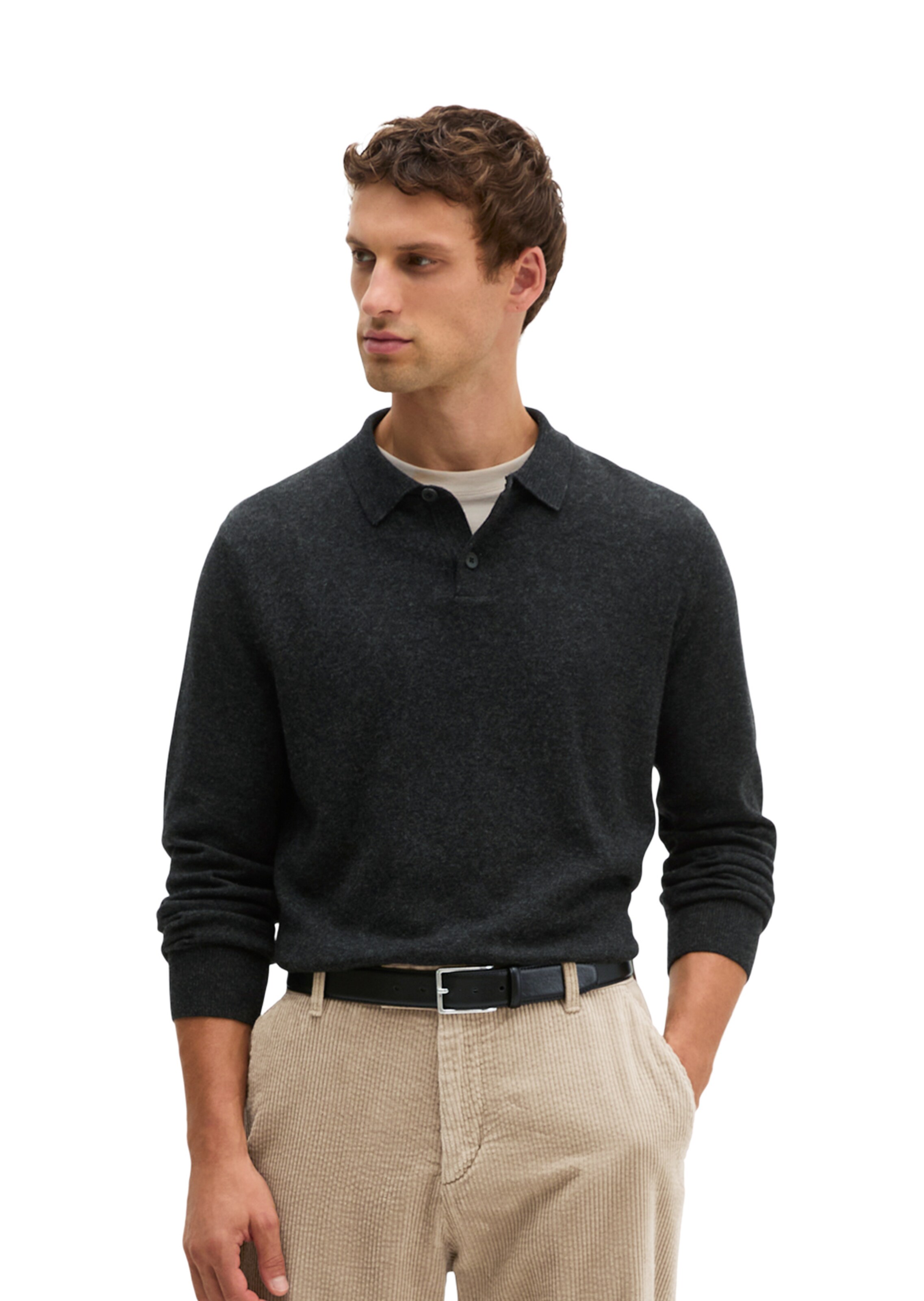 Marc O'Polo Shirt in Grey: front