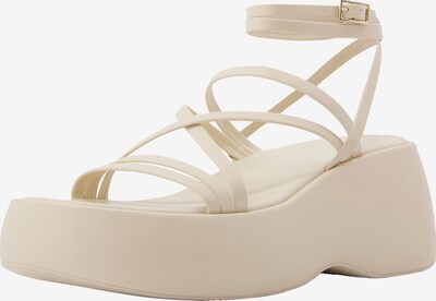 Bershka Strap sandal in Cream, Item view