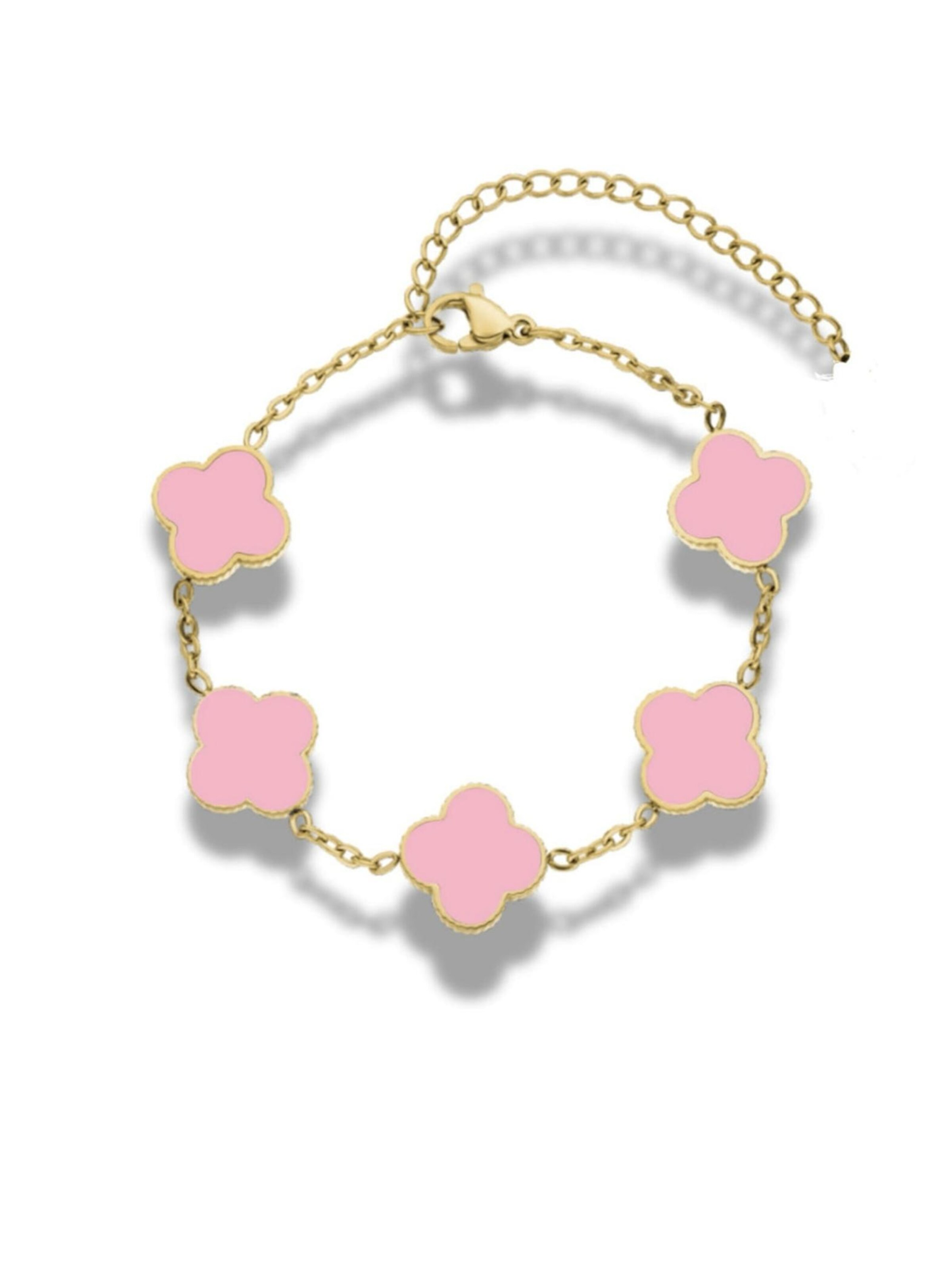 Cala Rose Bracelet in Pink: front