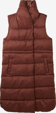 Gilet di TOM TAILOR in marrone: frontale