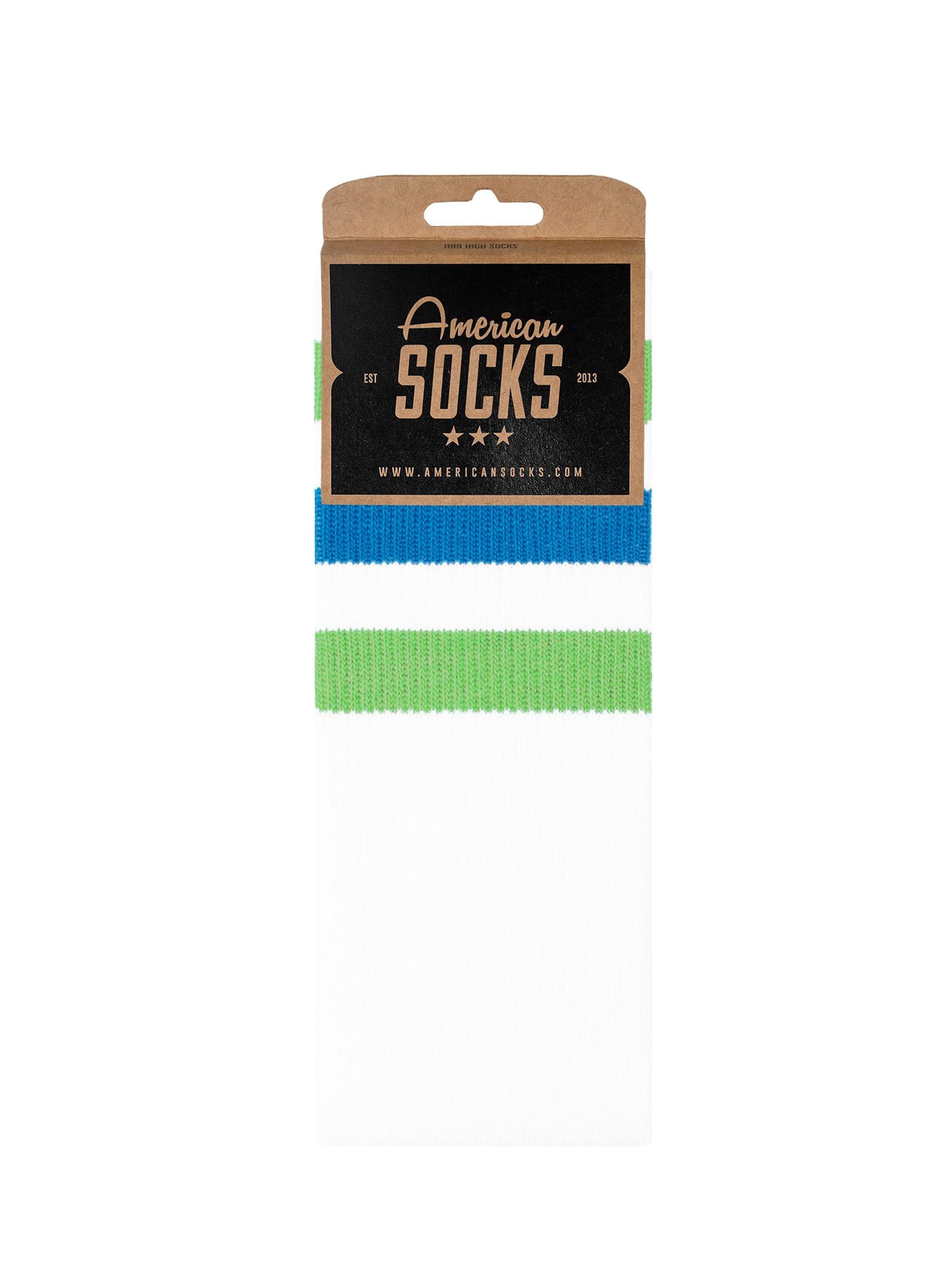 Calzino 'Convenience Mart - Mid High' di American Socks in bianco