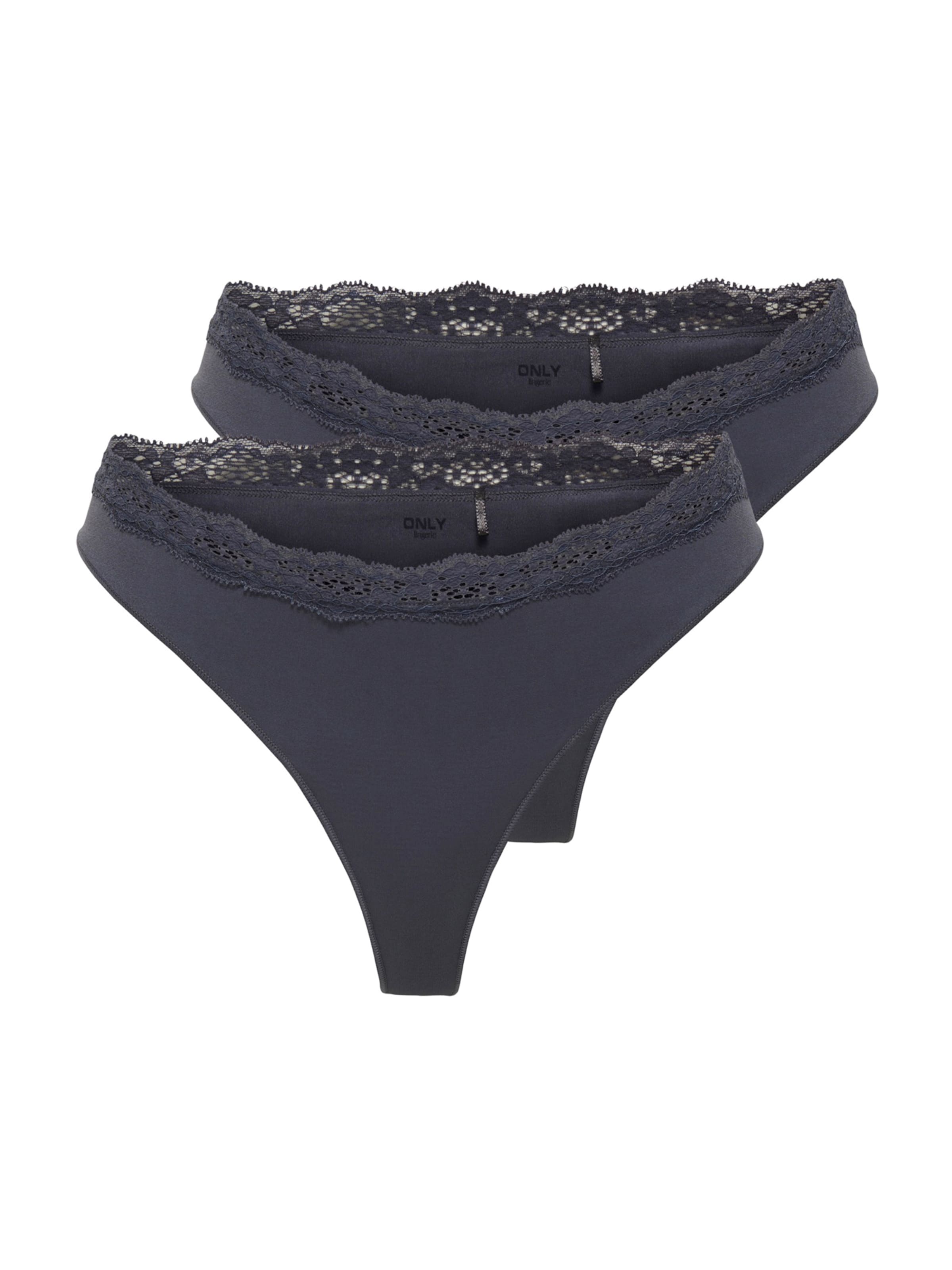 ONLY - Tanga &#x27;ONLVICKY&#x27; en gris: frente