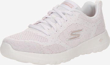 SKECHERS Matalavartiset tennarit 'GO WALK JOY - VIOLET' värissä valkoinen: etupuoli