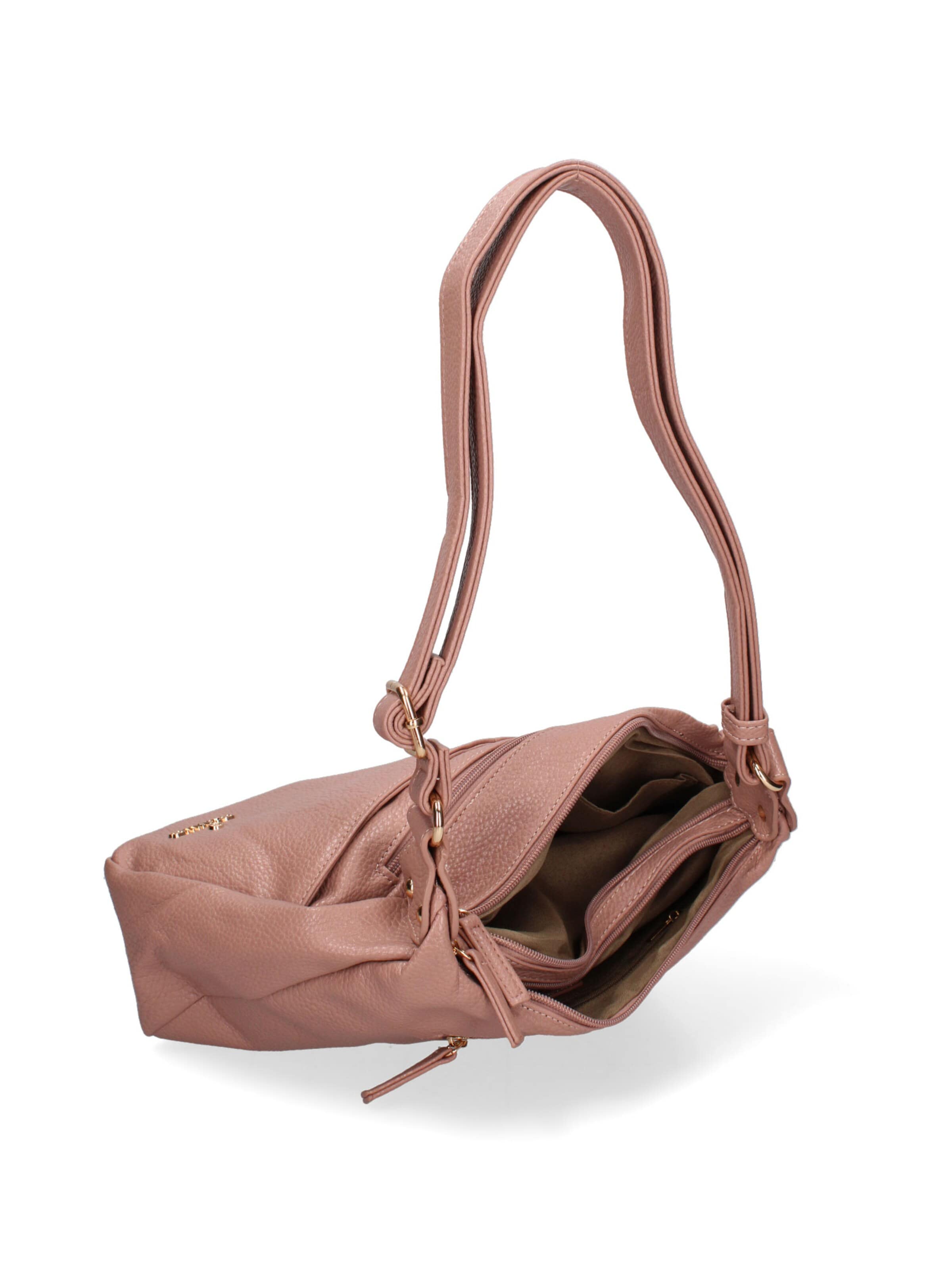 Borsa a spalla 'Borsa a Tracolla Donna Ecopelle con Zip e Tasche Multiple - B Cavalli' di B. Cavalli in rosa