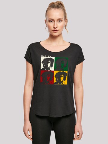 F4NT4STIC Shirt 'Bob Marley' in Black: front