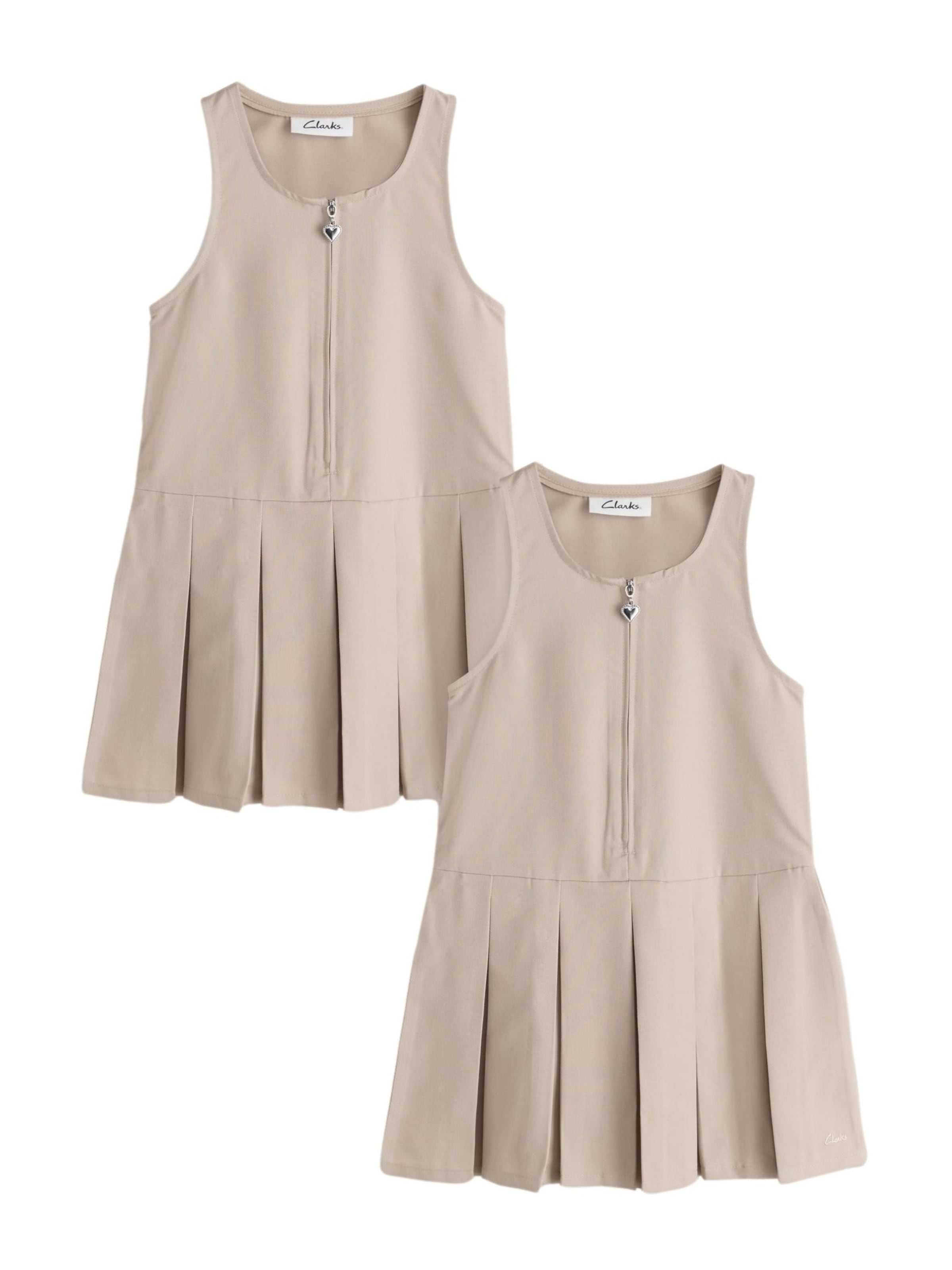 CLARKS Kleid in Grau: Vorderseite