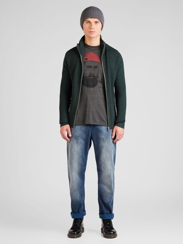 JACK & JONES Gebreid vest 'Perfect' in Groen