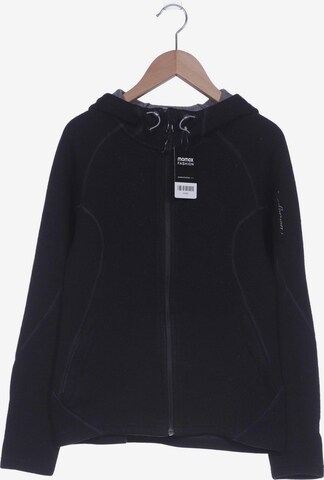 SALOMON Sweatshirt & Zip-Up Hoodie in S in Black: front