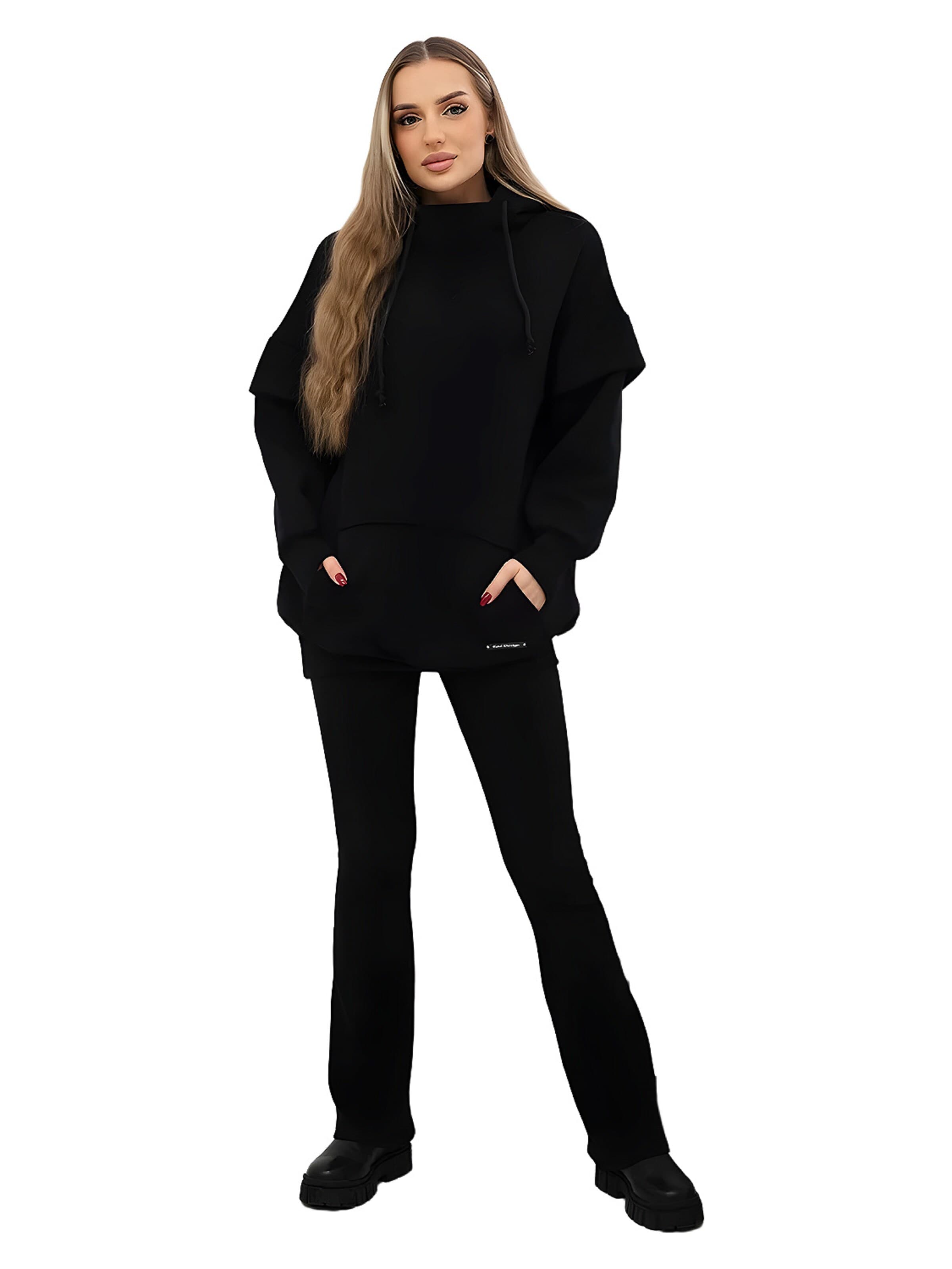 Lumera Sweatshirt in Zwart