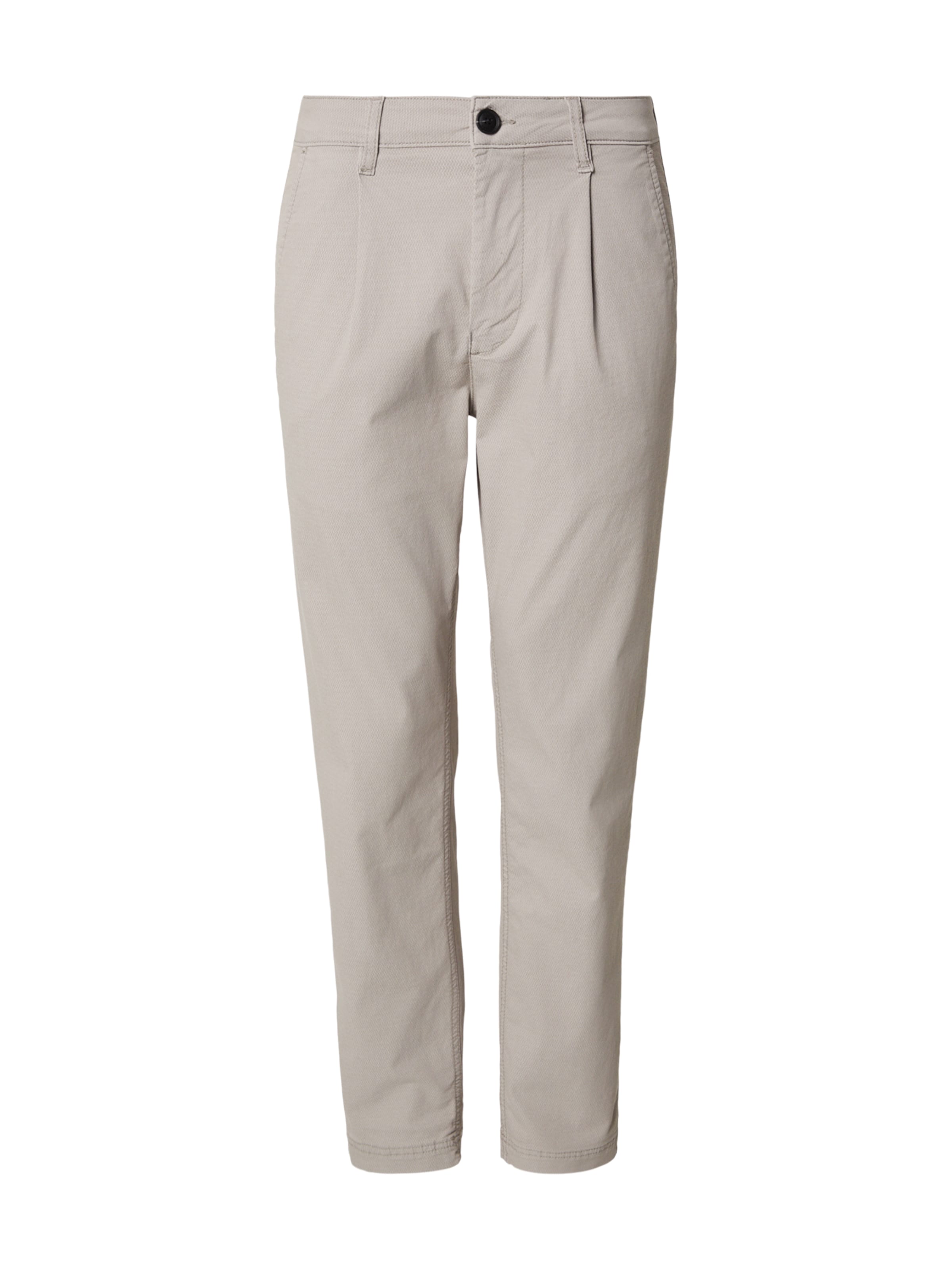 Regular Pantalon à pince GABBA en gris : devant