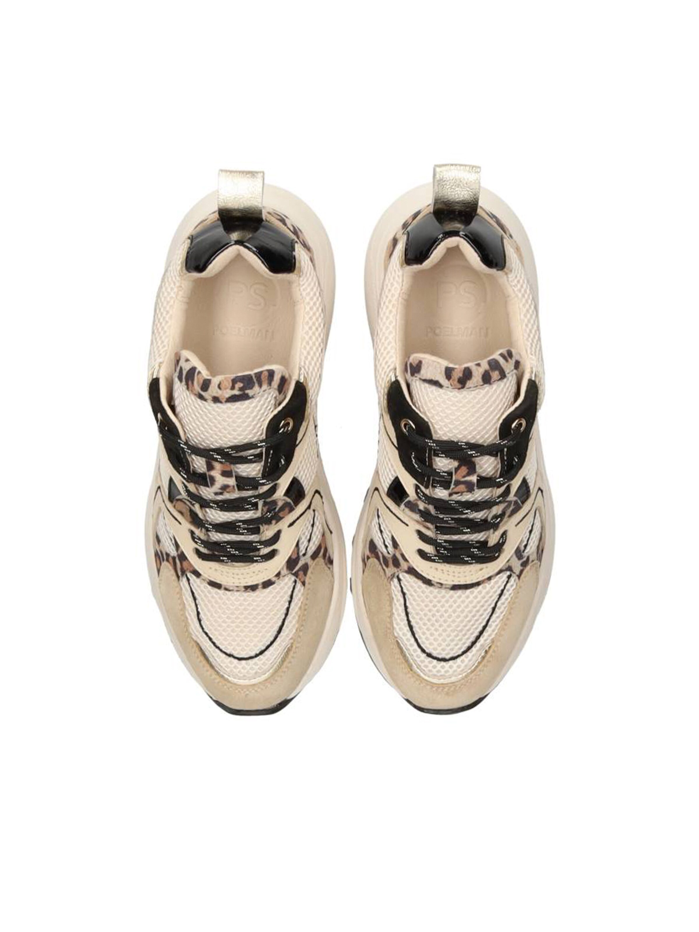 PS Poelman Platform trainers 'Cibel' in Beige