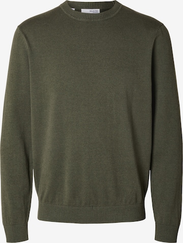 SELECTED Sweater 'SLHBERG' in Green: front