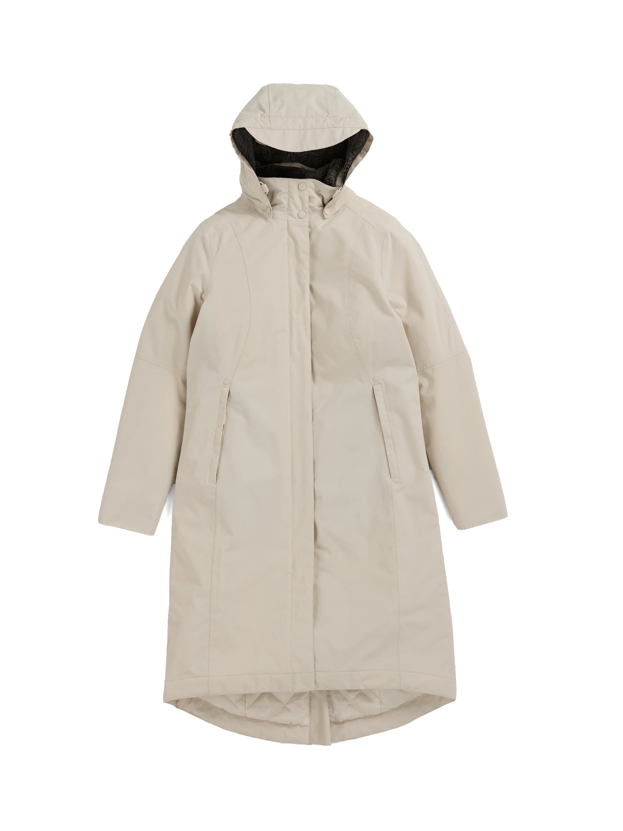 Seasalt Cornwall Funkční kabát 'Janelle' – béžová: přední strana