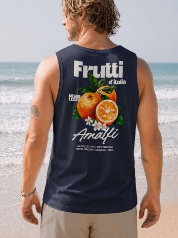 Neverless Shirt 'Frutti di italia' in Blue