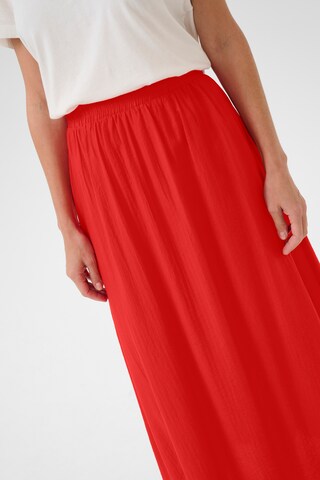 Jupe 'Lori' Cream en rouge