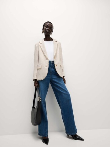 Blazer di Marks & Spencer in beige: frontale