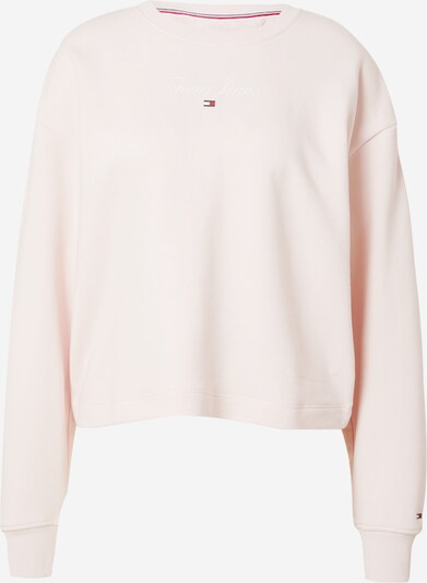 Tommy Jeans Sweater majica u mornarsko plava / rosé / crvena / bijela, Pregled proizvoda