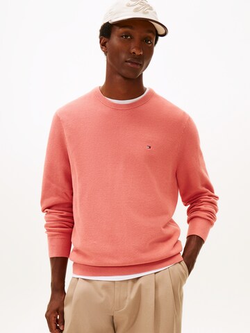 Pull-over 'ESSENTIAL' TOMMY HILFIGER en rose : devant