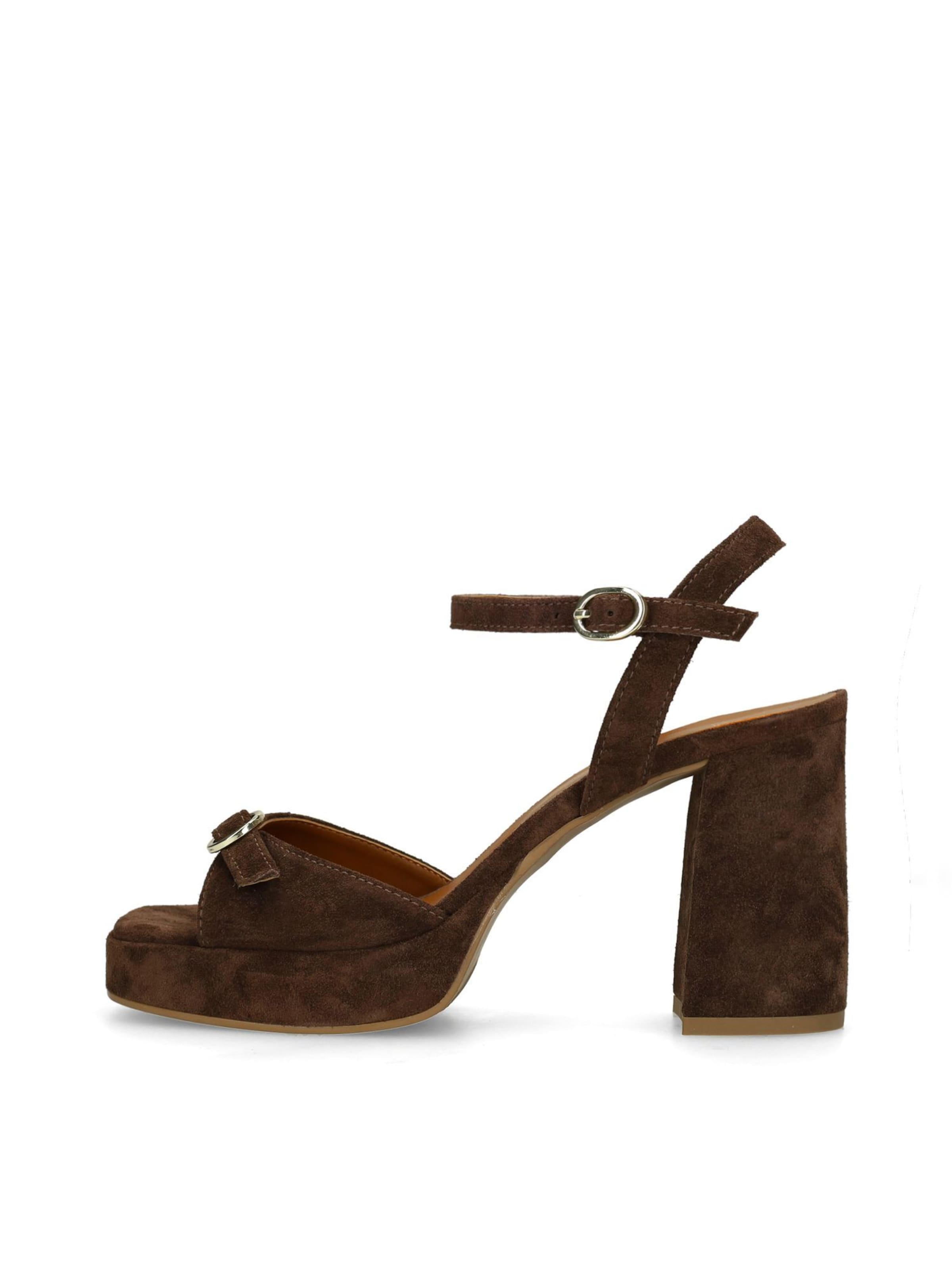 MANFIELD Sandaal in Bruin