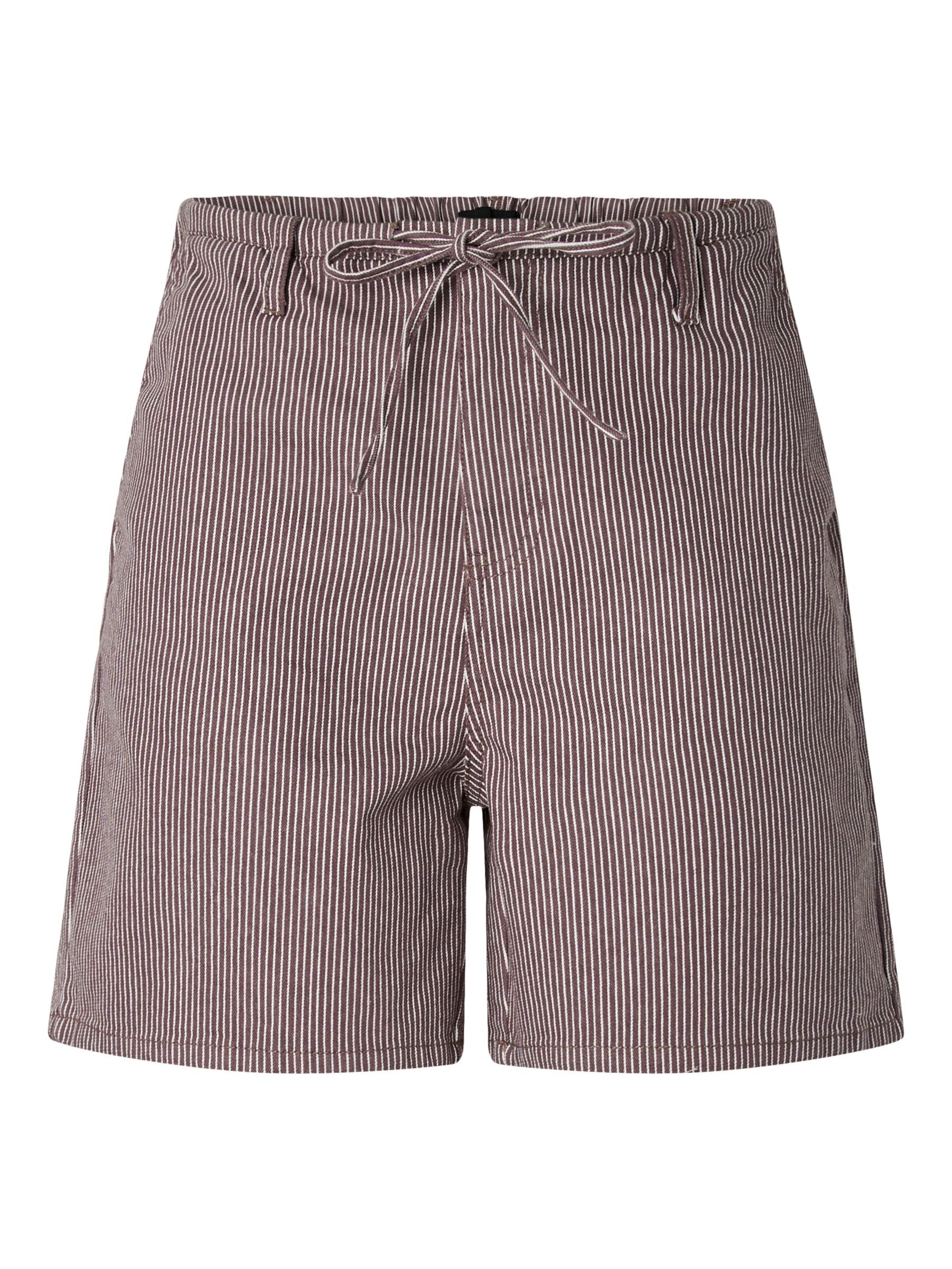 PIECES Shorts 'PCBillo' in Grau: Vorderseite