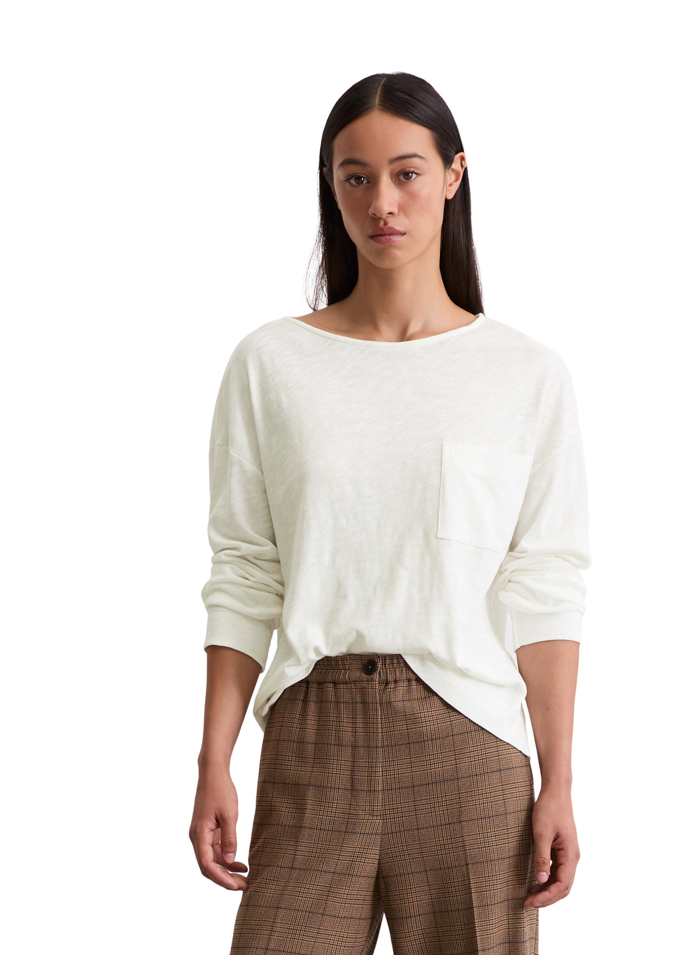 Marc O'Polo Shirt in Weiß: Vorderseite