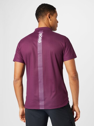 BJÖRN BORG Sportshirt 'ACE' in Lila