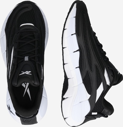 Reebok Sport Маратонки за бягане 'Zig Kinetica 2.5' в черно / бяло, Преглед на продукта