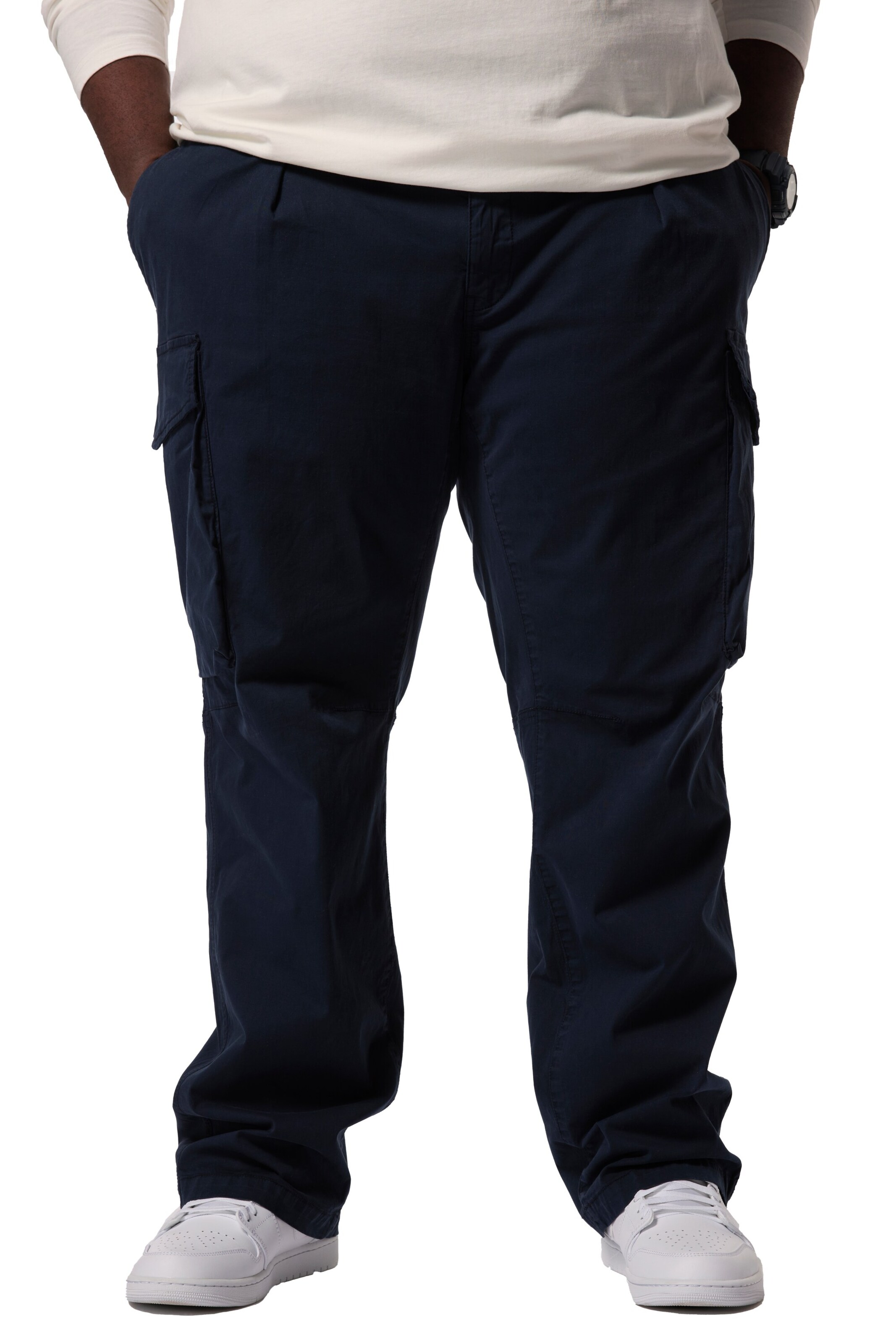 STHUGE Regular Broek in Blauw: voorkant