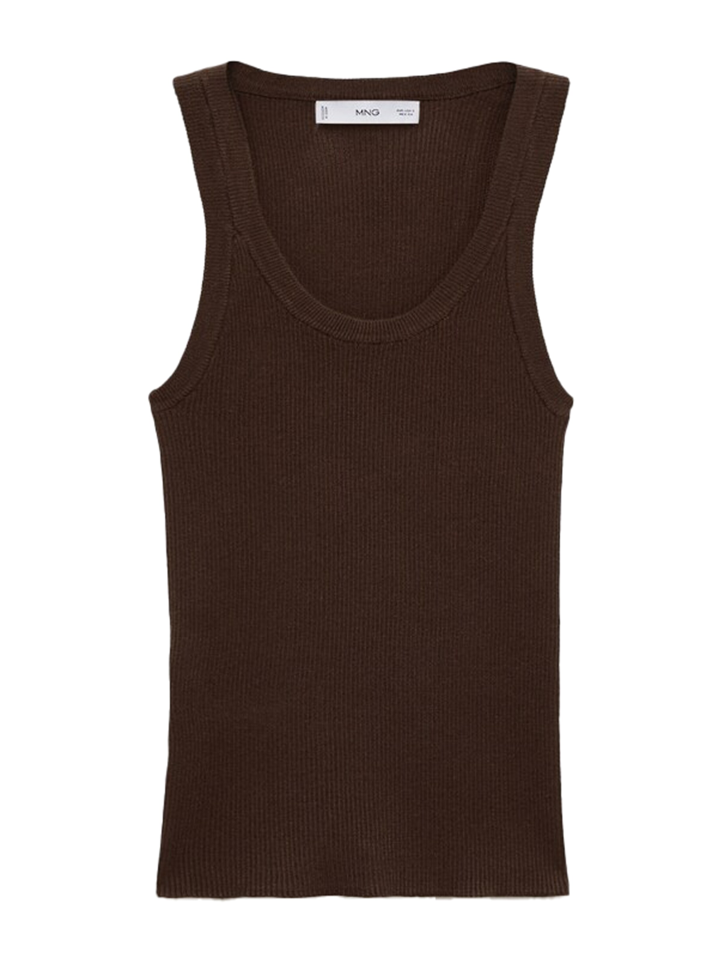 MANGO Neuletoppi 'RIRIN' värissä ruskea: etupuoli