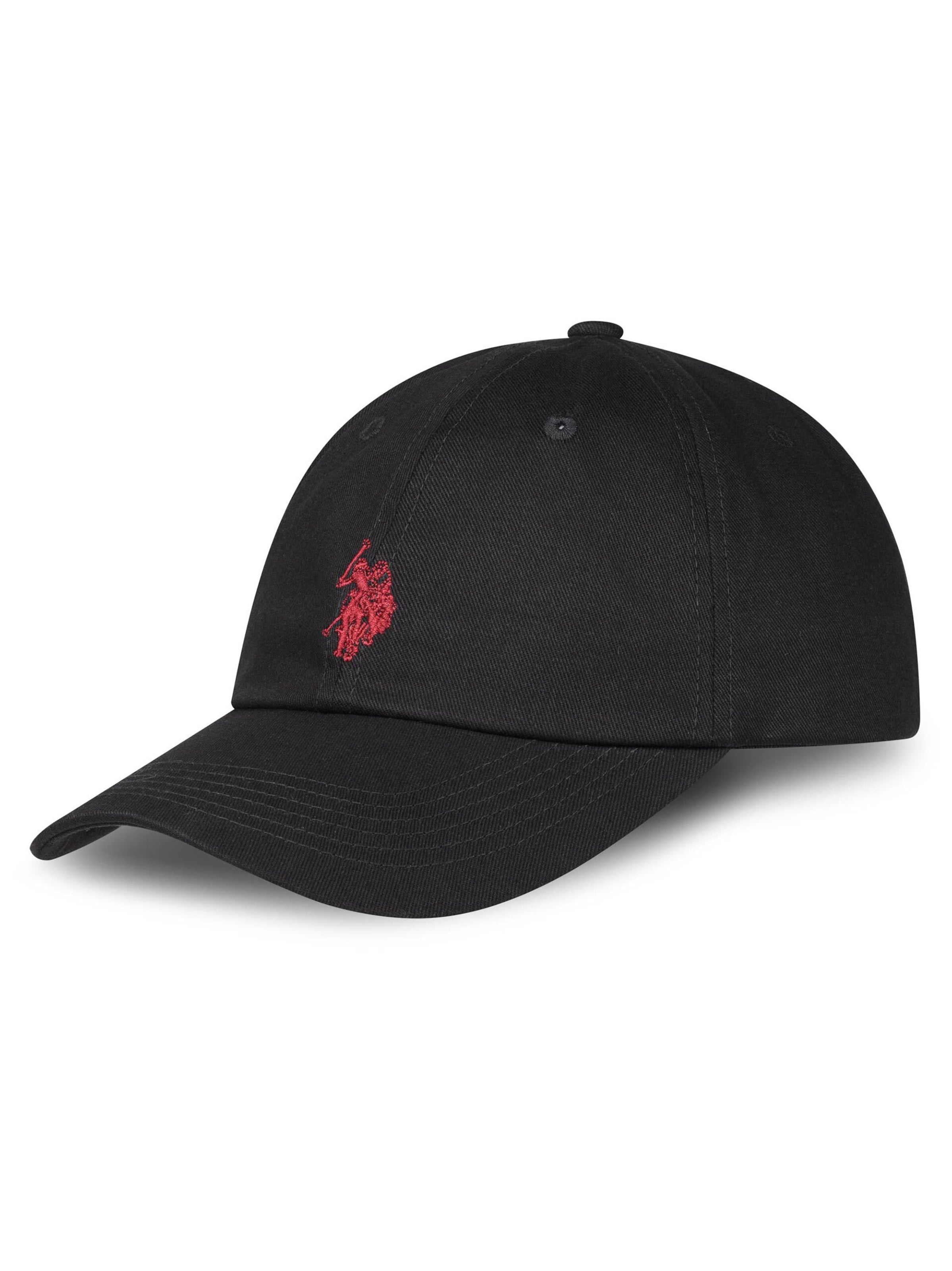 U.S. POLO ASSN. Cap in Schwarz: Vorderseite