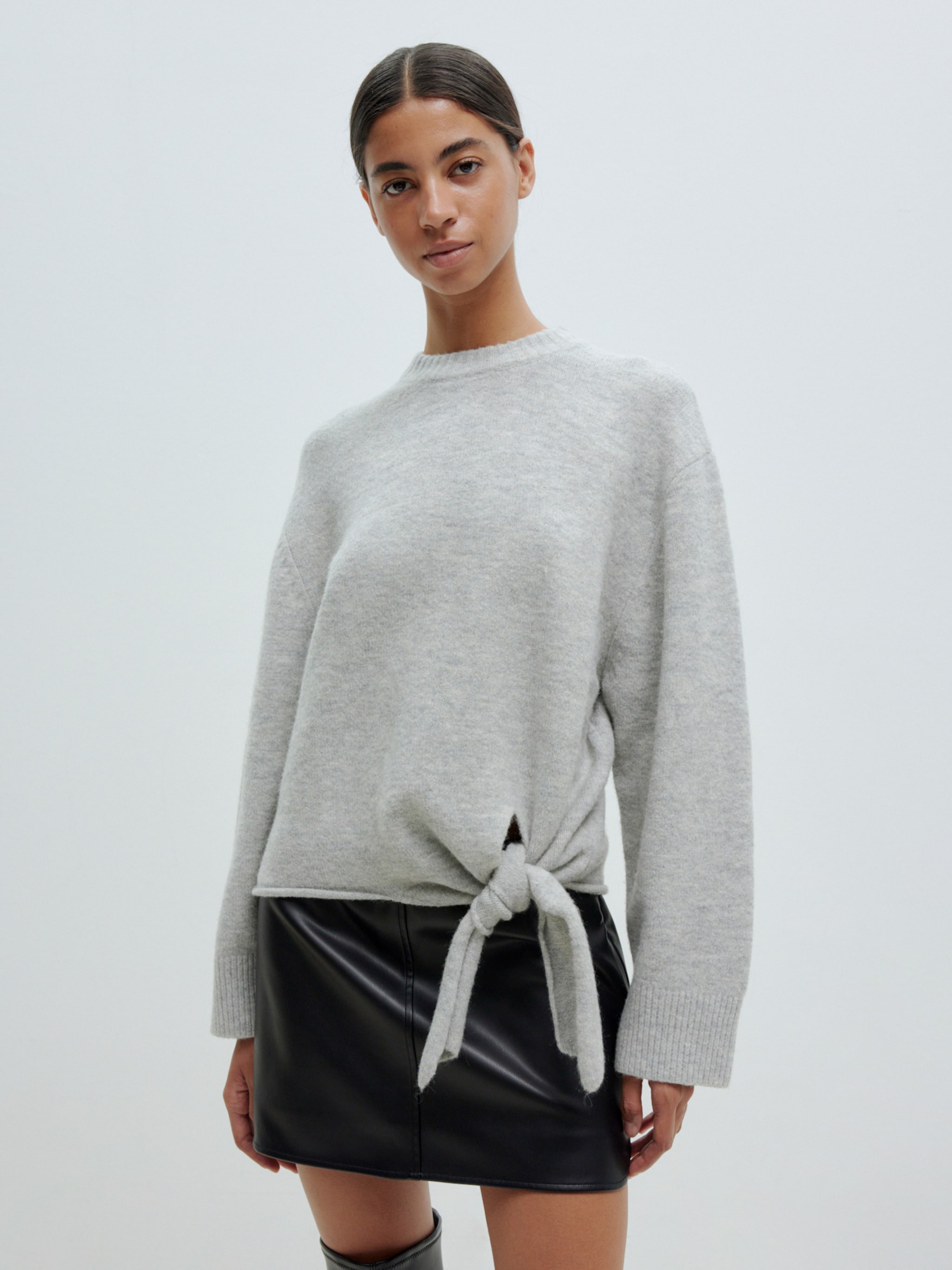 EDITED Produits Pull-over 'Franka' gris