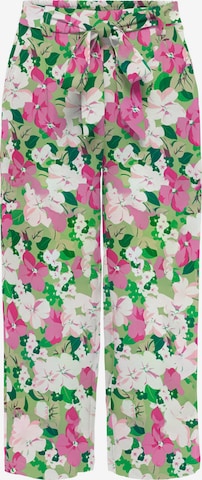 ONLY Брюки со складками 'ONLNova' в Зеленый: спереди