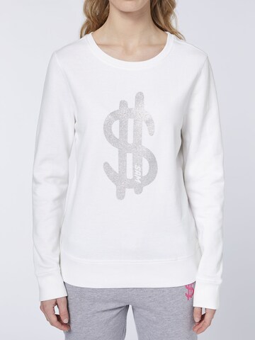 UNCLE SAM Sweatshirt in White