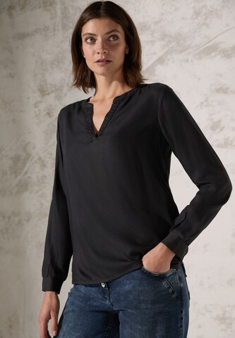 CECIL Bluse in Schwarz