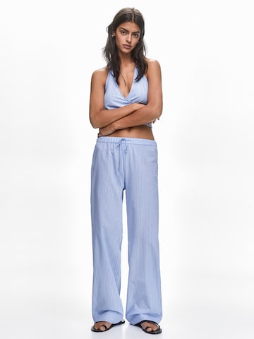 Loosefit Pantalon Pull&Bear en bleu