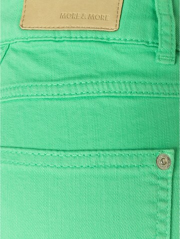 MORE & MORE Slim fit Jeans in Green