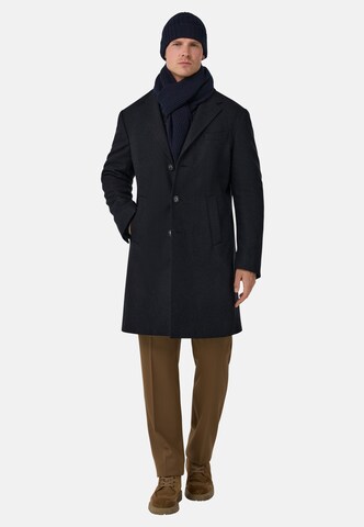 Boggi Milano Between-seasons coat in Blue