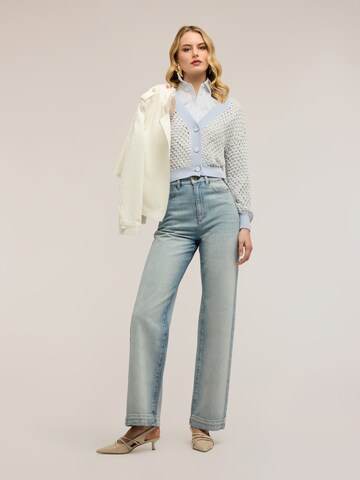 MOTIVI Wide leg Jeans in Blauw