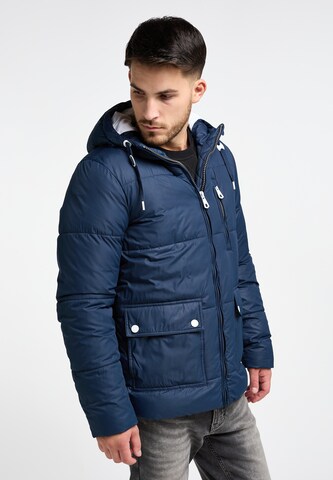 DreiMaster Maritim Between-Season Jacket in Blue: front